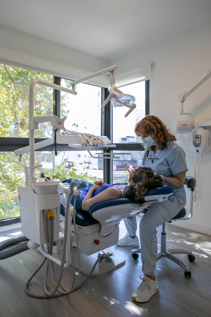 dentista con paciente