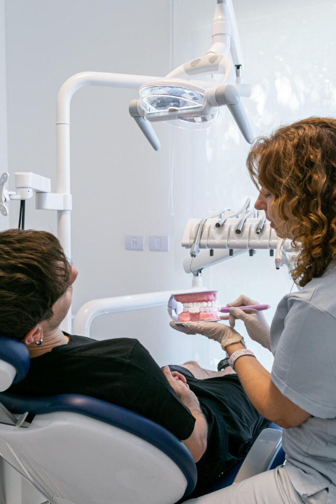 dentista con paciente
